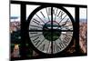 Giant Clock Window - View of Central Park III-Philippe Hugonnard-Mounted Photographic Print