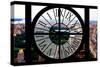 Giant Clock Window - View of Central Park III-Philippe Hugonnard-Stretched Canvas