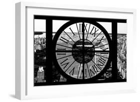 Giant Clock Window - View of Central Park IV-Philippe Hugonnard-Framed Photographic Print