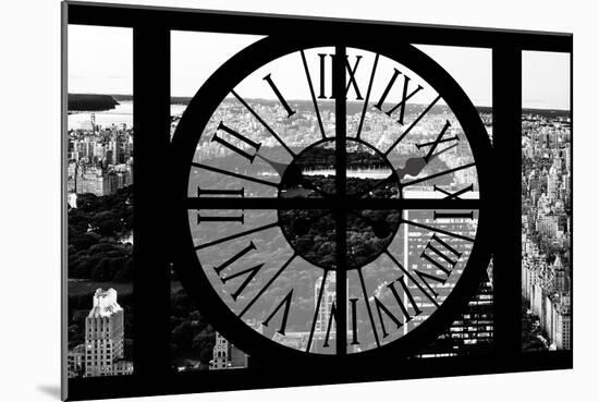 Giant Clock Window - View of Central Park IV-Philippe Hugonnard-Mounted Photographic Print