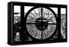 Giant Clock Window - View of Central Park IV-Philippe Hugonnard-Framed Stretched Canvas