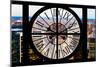 Giant Clock Window - View of Central Park V-Philippe Hugonnard-Mounted Premium Photographic Print