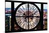 Giant Clock Window - View of Central Park V-Philippe Hugonnard-Stretched Canvas