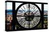 Giant Clock Window - View of Central Park-Philippe Hugonnard-Stretched Canvas