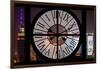 Giant Clock Window - View of Downtown Shanghai by Night - China II-Philippe Hugonnard-Framed Photographic Print