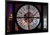 Giant Clock Window - View of Downtown Shanghai by Night - China II-Philippe Hugonnard-Framed Photographic Print