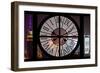 Giant Clock Window - View of Downtown Shanghai by Night - China II-Philippe Hugonnard-Framed Photographic Print