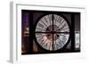 Giant Clock Window - View of Downtown Shanghai by Night - China II-Philippe Hugonnard-Framed Photographic Print