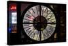 Giant Clock Window - View of Downtown Shanghai by Night - China-Philippe Hugonnard-Stretched Canvas