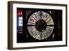 Giant Clock Window - View of Downtown Shanghai by Night - China-Philippe Hugonnard-Framed Photographic Print