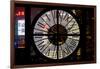 Giant Clock Window - View of Downtown Shanghai by Night - China-Philippe Hugonnard-Framed Photographic Print