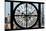 Giant Clock Window - View of Downtown Shanghai - China-Philippe Hugonnard-Stretched Canvas