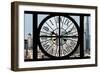 Giant Clock Window - View of Downtown Shanghai - China-Philippe Hugonnard-Framed Photographic Print