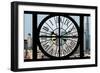 Giant Clock Window - View of Downtown Shanghai - China-Philippe Hugonnard-Framed Photographic Print