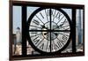 Giant Clock Window - View of Downtown Shanghai - China-Philippe Hugonnard-Framed Photographic Print