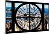 Giant Clock Window - View of Harlem - New York-Philippe Hugonnard-Mounted Photographic Print