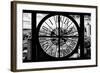 Giant Clock Window - View of Hell's Kitchen District at Sunset - Manhattan II-Philippe Hugonnard-Framed Photographic Print