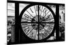 Giant Clock Window - View of Hell's Kitchen District at Sunset - Manhattan II-Philippe Hugonnard-Mounted Photographic Print