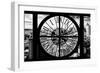 Giant Clock Window - View of Hell's Kitchen District at Sunset - Manhattan II-Philippe Hugonnard-Framed Photographic Print