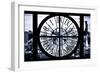 Giant Clock Window - View of Hell's Kitchen District at Sunset - Manhattan VI-Philippe Hugonnard-Framed Photographic Print