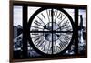 Giant Clock Window - View of Hell's Kitchen District at Sunset - Manhattan VI-Philippe Hugonnard-Framed Photographic Print