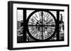 Giant Clock Window - View of Hell's Kitchen District at Sunset - Manhattan VIII-Philippe Hugonnard-Framed Photographic Print