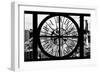 Giant Clock Window - View of Hell's Kitchen District at Sunset - Manhattan VIII-Philippe Hugonnard-Framed Photographic Print