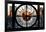 Giant Clock Window - View of Hell's Kitchen in Winter - Manhattan-Philippe Hugonnard-Framed Photographic Print