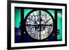 Giant Clock Window - View of Hotel Empire Sign - New York City II-Philippe Hugonnard-Framed Photographic Print