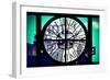 Giant Clock Window - View of Hotel Empire Sign - New York City II-Philippe Hugonnard-Framed Photographic Print