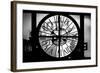 Giant Clock Window - View of Hotel Empire Sign - New York City III-Philippe Hugonnard-Framed Photographic Print