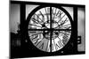 Giant Clock Window - View of Hotel Empire Sign - New York City III-Philippe Hugonnard-Mounted Photographic Print