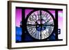 Giant Clock Window - View of Hotel Empire Sign - New York City IV-Philippe Hugonnard-Framed Photographic Print