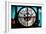 Giant Clock Window - View of Hotel Empire Sign - New York City-Philippe Hugonnard-Framed Photographic Print