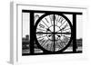 Giant Clock Window - View of London with London Eye and Big Ben II-Philippe Hugonnard-Framed Photographic Print