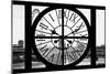 Giant Clock Window - View of London with London Eye and Big Ben II-Philippe Hugonnard-Mounted Photographic Print