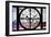 Giant Clock Window - View of London with London Eye and Big Ben IV-Philippe Hugonnard-Framed Photographic Print