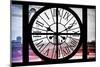 Giant Clock Window - View of London with London Eye and Big Ben IV-Philippe Hugonnard-Mounted Photographic Print