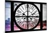 Giant Clock Window - View of London with London Eye and Big Ben IV-Philippe Hugonnard-Mounted Photographic Print
