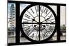 Giant Clock Window - View of London with London Eye and Big Ben V-Philippe Hugonnard-Mounted Photographic Print