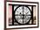 Giant Clock Window - View of London with London Eye and Big Ben VI-Philippe Hugonnard-Framed Photographic Print