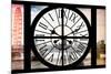 Giant Clock Window - View of London with London Eye and Big Ben VI-Philippe Hugonnard-Mounted Photographic Print