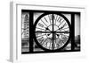 Giant Clock Window - View of London with London Eye and Big Ben VII-Philippe Hugonnard-Framed Photographic Print