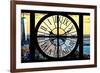 Giant Clock Window - View of Lower Manhattan with the One World Trade Center at Sunset-Philippe Hugonnard-Framed Photographic Print