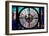 Giant Clock Window - View of Manhattan at Dusk IX-Philippe Hugonnard-Framed Photographic Print