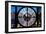 Giant Clock Window - View of Manhattan at Dusk VII-Philippe Hugonnard-Framed Photographic Print