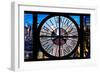 Giant Clock Window - View of Manhattan at Dusk VII-Philippe Hugonnard-Framed Photographic Print
