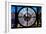 Giant Clock Window - View of Manhattan at Dusk VII-Philippe Hugonnard-Framed Photographic Print