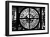 Giant Clock Window - View of Manhattan at Dusk VIII-Philippe Hugonnard-Framed Photographic Print