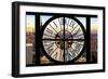 Giant Clock Window - View of Manhattan at Sunset-Philippe Hugonnard-Framed Photographic Print